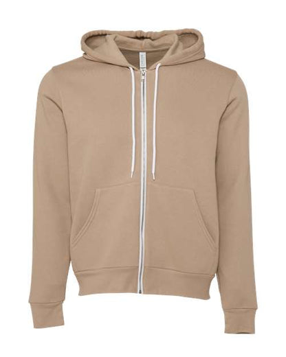 BELLA + CANVAS Sponge Fleece Full-Zip Hoodie