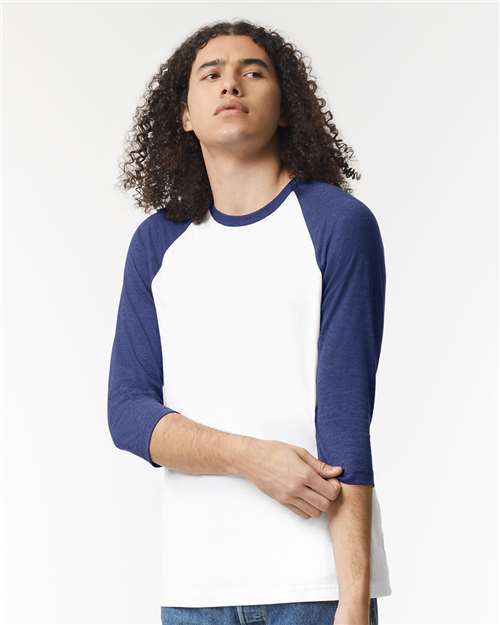 American Apparel CVC Three-Quarter Sleeve Tee