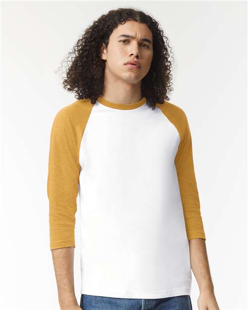 American Apparel CVC Three-Quarter Sleeve Tee