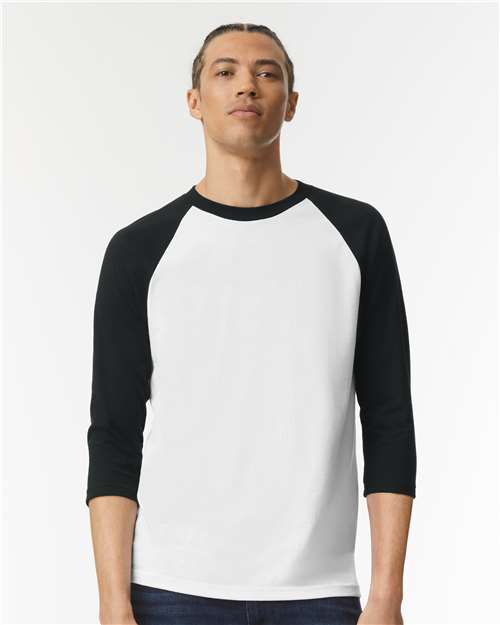 American Apparel CVC Three-Quarter Sleeve Tee