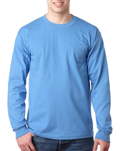 Bayside USA-Made Long Sleeve Pocket T-Shirt