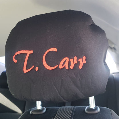 Custom Car Seat Headrest Cover